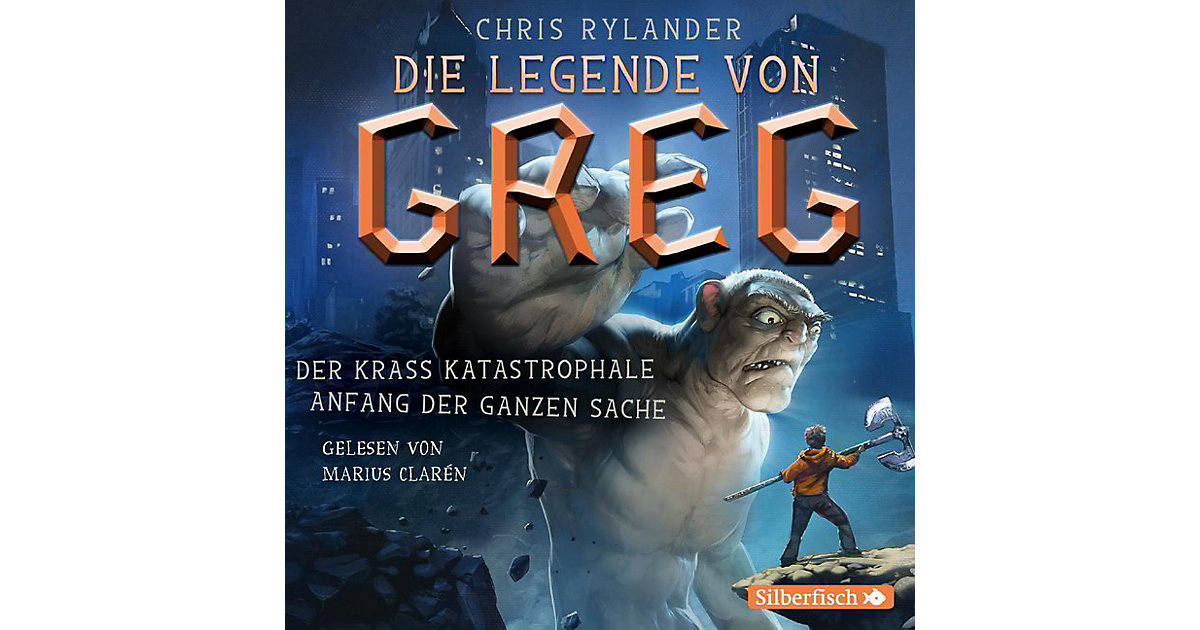 Die Legende von Greg: Der krass katastrophale Anfang der ganzen Sache, 4 Audio-CDs Hörbuch
