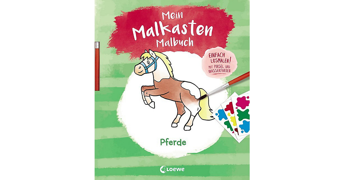 Buch - Mein Malkasten-Malbuch: Pferde