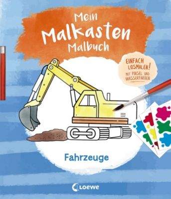 Buch - Mein Malkasten-Malbuch: Fahrzeuge