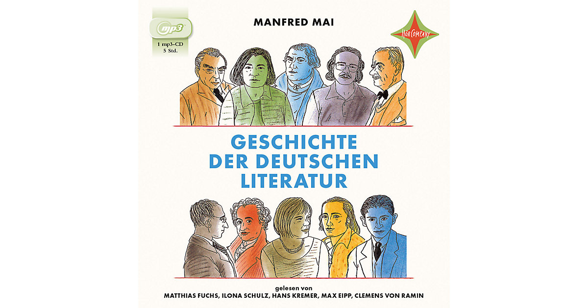 Geschichte der deutschen Literatur, 1 MP3-CD Hörbuch