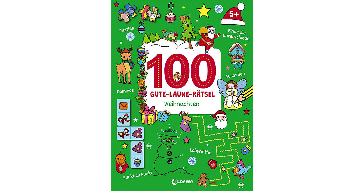 Buch - 100 Gute-Laune-Rätsel: Weihnachten