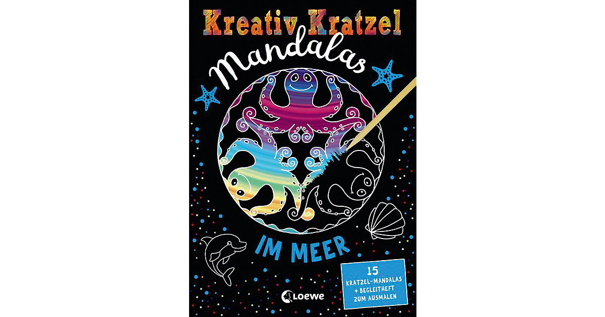 Buch - Kreativ-Kratzel Mandalas: Im Meer