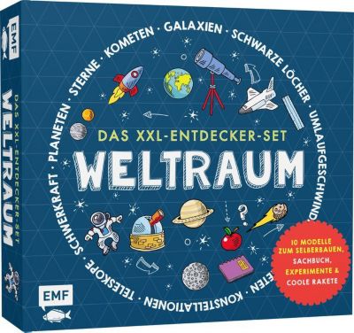 Image of Buch - Das XXL-Entdecker-Set: Weltraum: Mit 10 Modellen zum Selberbauen, Sachbuch, Experimenten und cooler Rakete