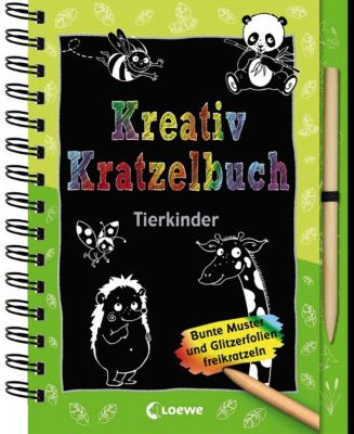 Buch - Kreativ-Kratzelbuch: Tierkinder