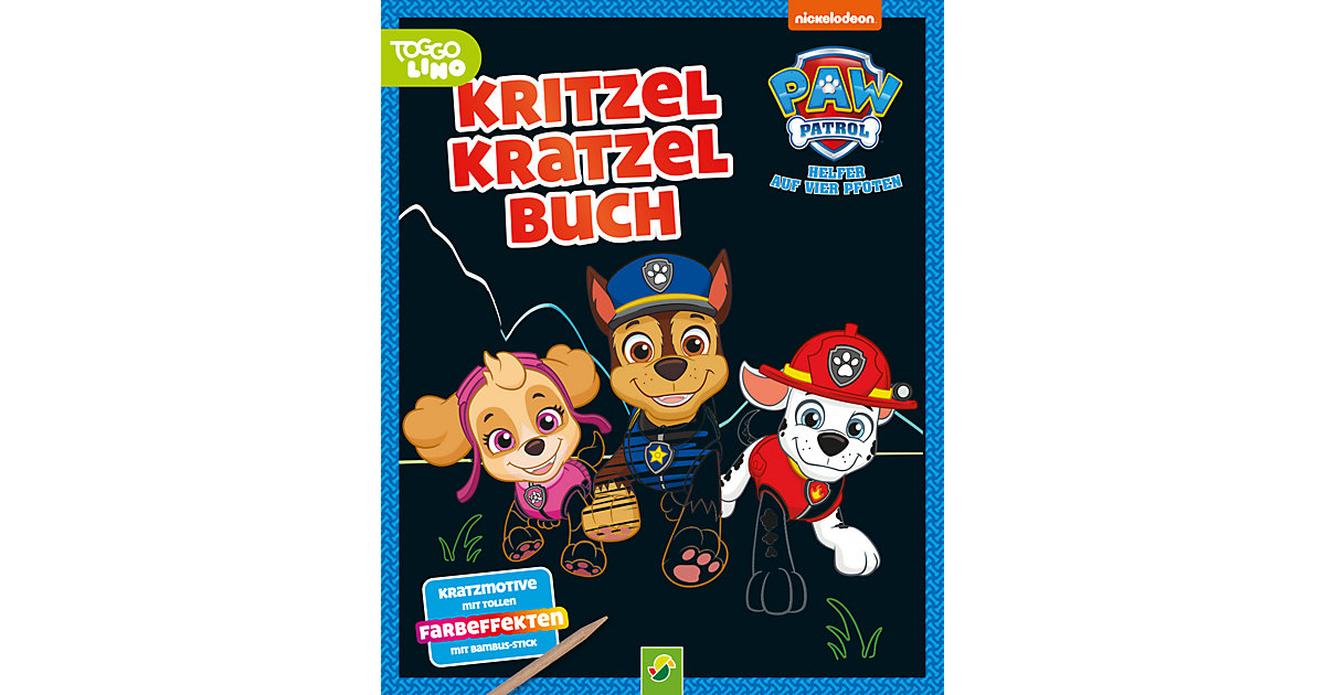 Buch - PAW Patrol: Kritzel-Kratzel-Buch