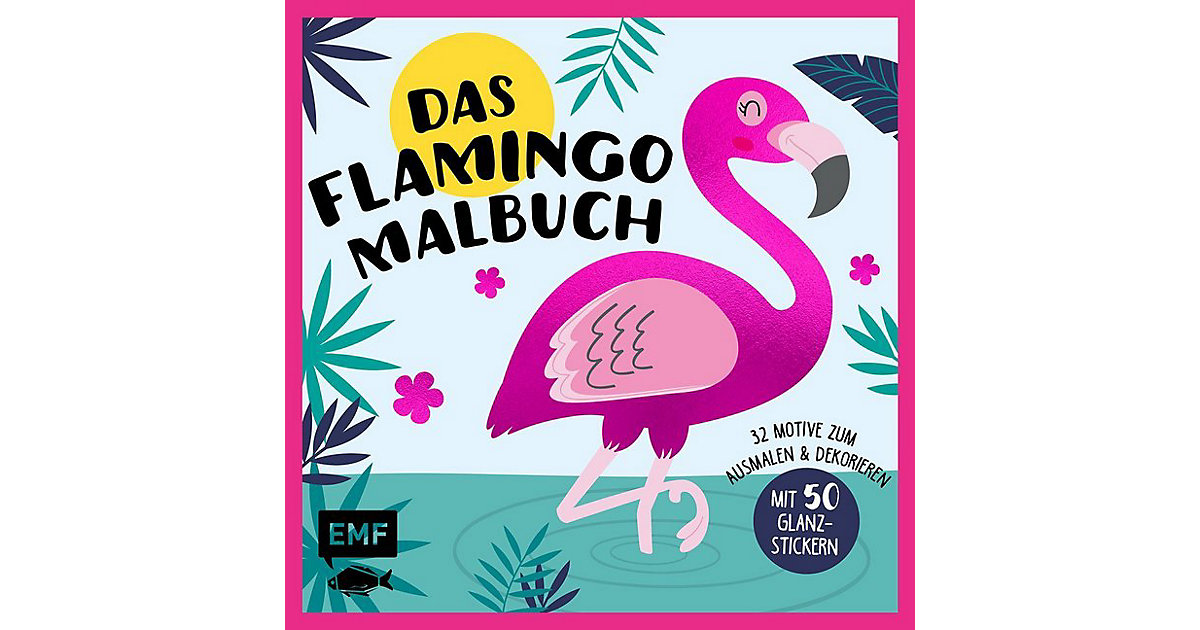 Buch - Das Flamingo-Malbuch
