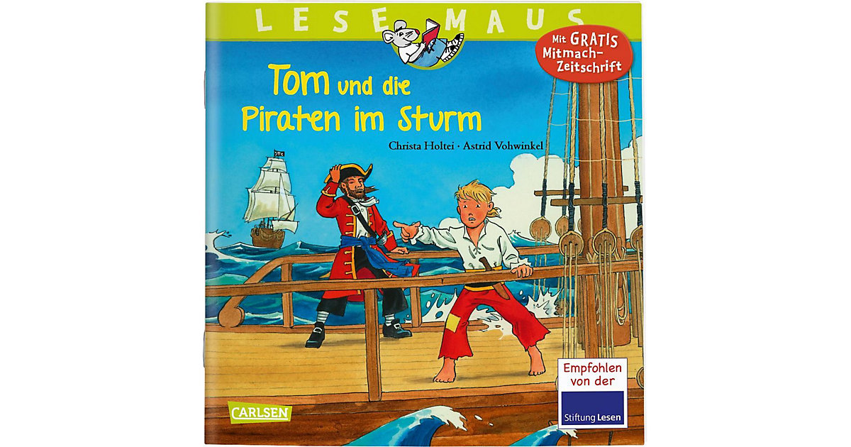 Buch - Lesemaus: Tom und die Piraten im Sturm