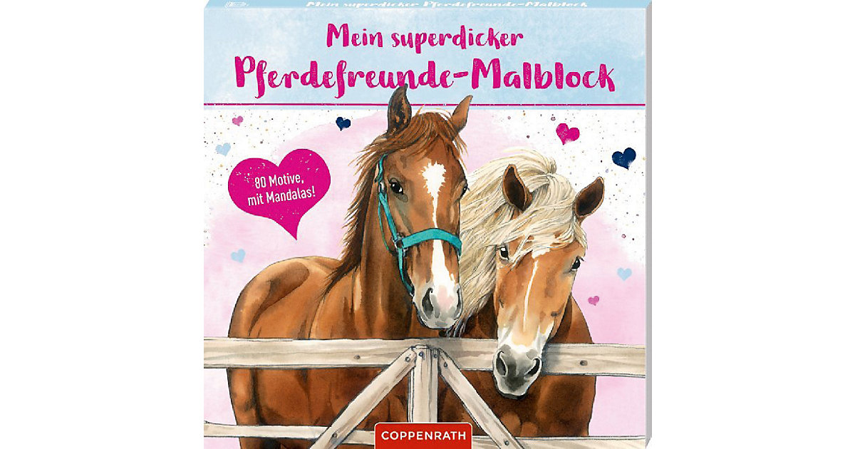 Buch - Mein superdicker Pferdefreunde-Malblock