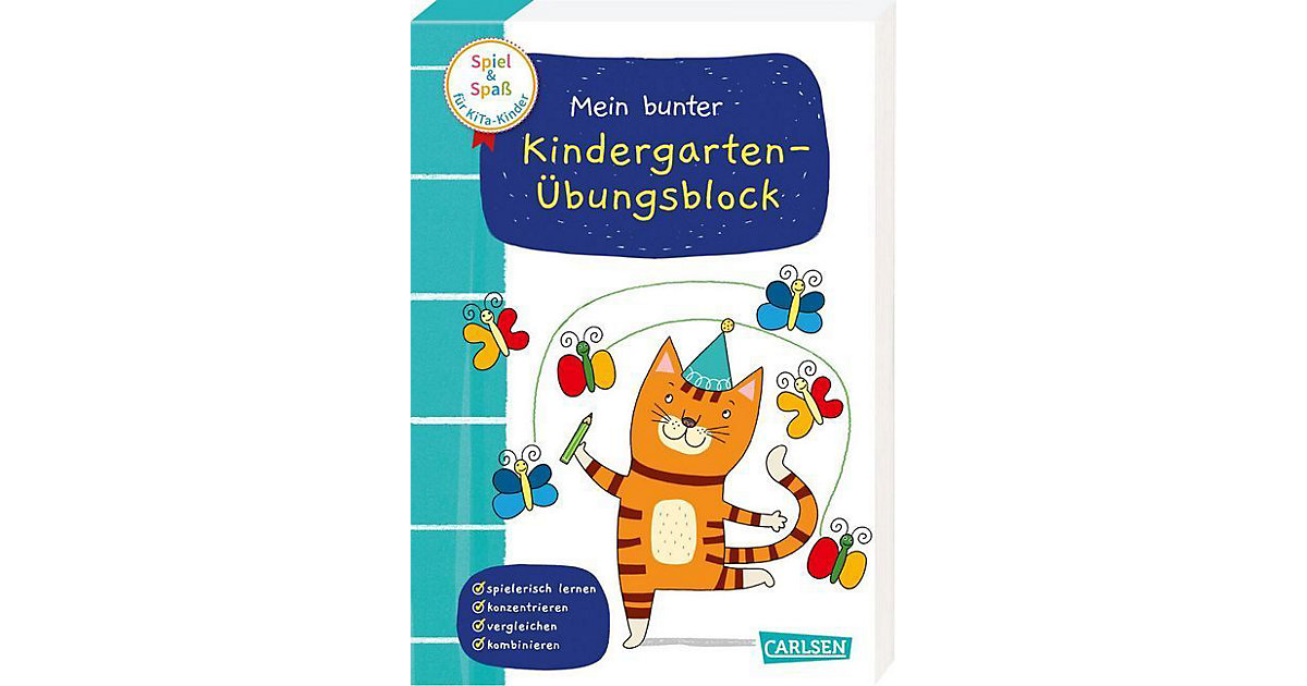 Image of Buch - Spiel+Spaß KiTa-Kinder: Mein bunter Kindergarten-Übungsblock Kinder