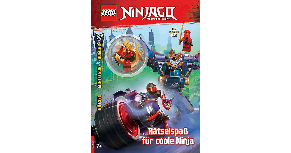 Buch - LEGO Ninjago: Rätselspaß coole Ninja, mit Minifigur (Kai) Kinder