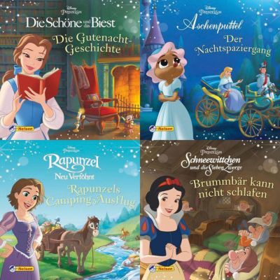 Buch - Nelson Maxi Mini: Disney Prinzessin, 4 Hefte
