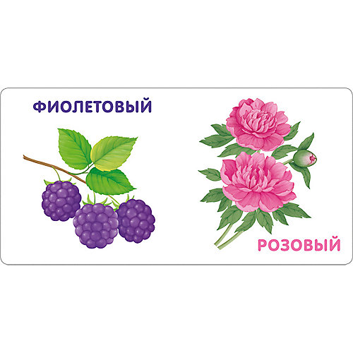 Книжка-картонка "Цвета в природе" от Робинс