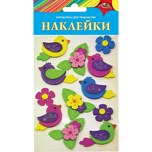 Наклейки Апплика "Ассорти" Птички от АппликА