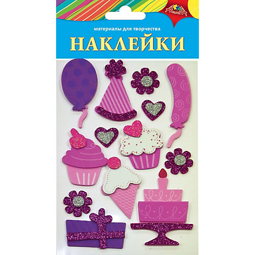 Наклейки Апплика "Ассорти" Праздничные от АппликА