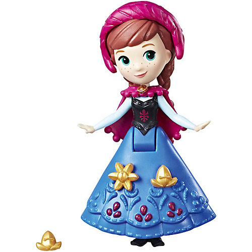 Мини-кукла Disney Princess "Холодное сердце", Анна в синем платье от Hasbro