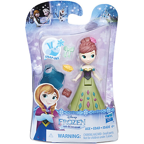 Мини-кукла Disney Princess "Холодное сердце", Анна в зелёном платье от Hasbro