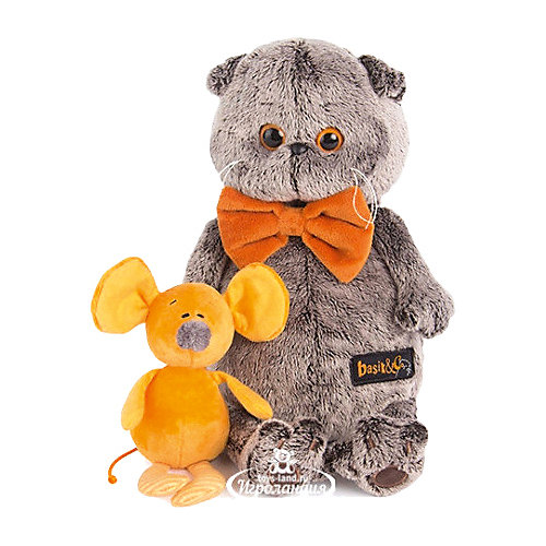Мягкая игрушка Budi Basa Кот Басик с мышкой Миленой, 25 см от Budi Basa