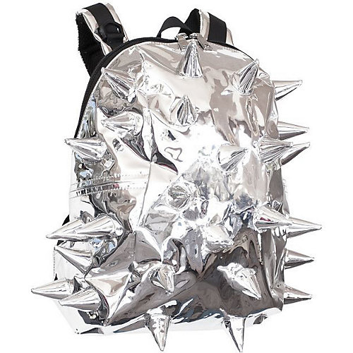 Рюкзак MadPax Rex Half Spike Chrome, серебристый с пеналом - серебряный от MadPax