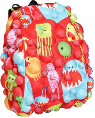 Рюкзак MadPax Bubble Half Monsters Under the Red, красный
