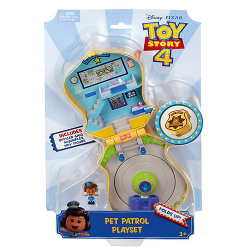 Игровой набор Toy Story Бесхитростный значок с мини-фигуркой Гиггл МакДимплес от Mattel