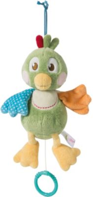 Spieluhr Fritz der Spatz bunt