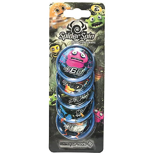 Жетоны CATCHUP TOYS Spider Spin. Collective Tokens, blue от Catchup Toys
