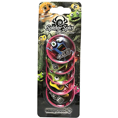 Жетоны CATCHUP Spider Spin. Collective Tokens, pink от Catchup Toys