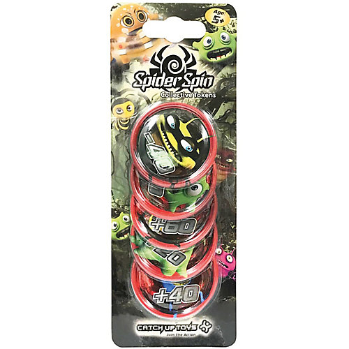 Жетоны CATCHUP TOYS Spider Spin. Collective Tokens, red от Catchup Toys