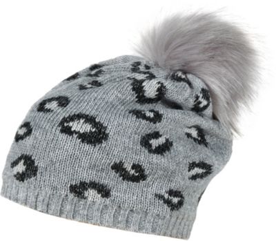 Bommelm�tze grau Gr. 55-57 M�dchen Kinder