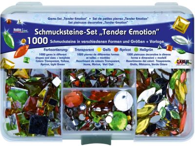 Schmucksteine Set Tender Emotion 1.000 Stck