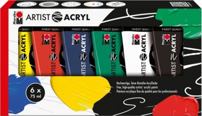 Artist Acryl Sortierung 6 x 75 ml