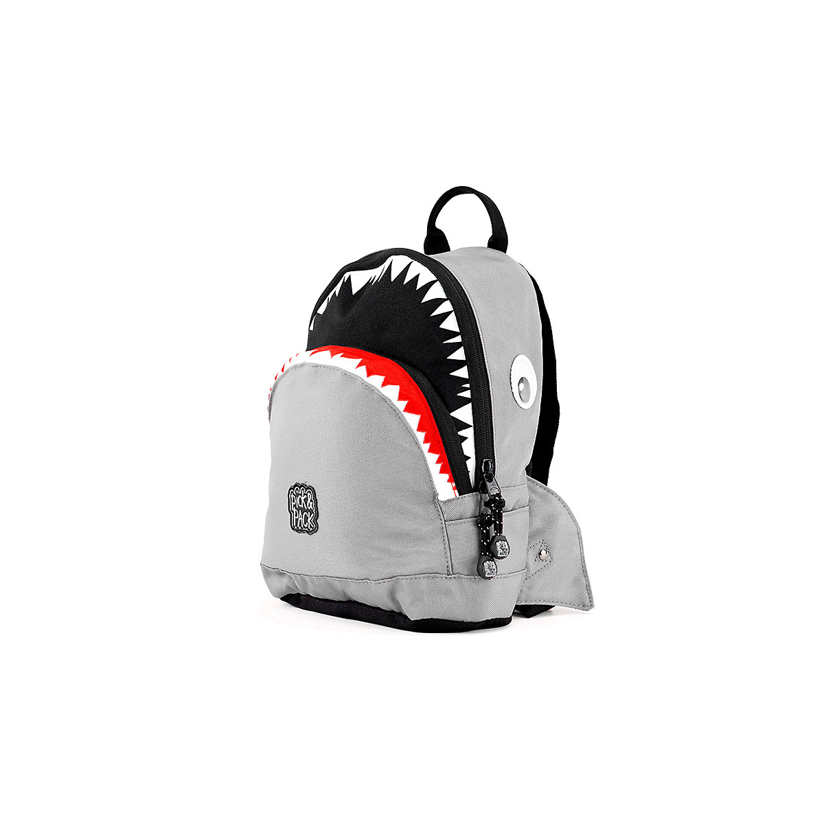 Pick&Pack Kinderrucksack S Shark Shape Grey