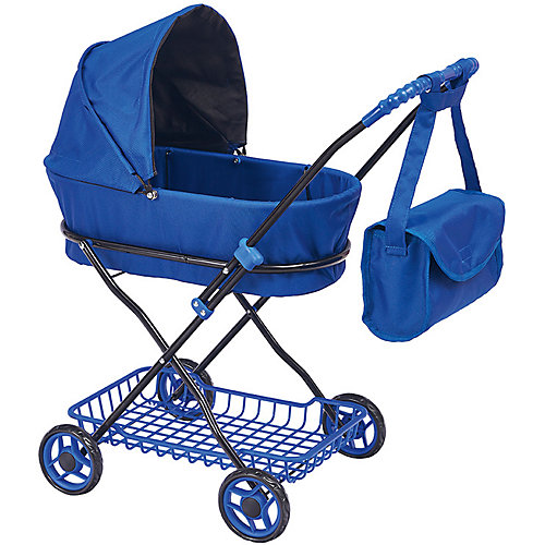 Коляска для кукол Buggy Boom Mixy, темно-синяя от Buggy Boom