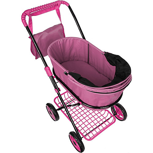 Коляска для кукол Buggy Boom Mixy, розовая от Buggy Boom