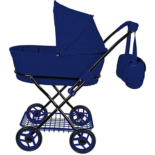 Коляска для кукол Buggy Boom Mixy, темно-синяя от Buggy Boom