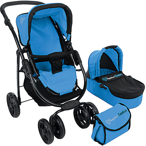 Коляска-трансформер для кукол Buggy Boom Amidea, темно-голубая от Buggy Boom