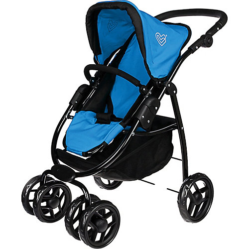 Коляска-трансформер для кукол Buggy Boom Amidea, темно-голубая от Buggy Boom