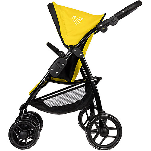 Коляска-трансформер для кукол Buggy Boom Amidea, желтая от Buggy Boom