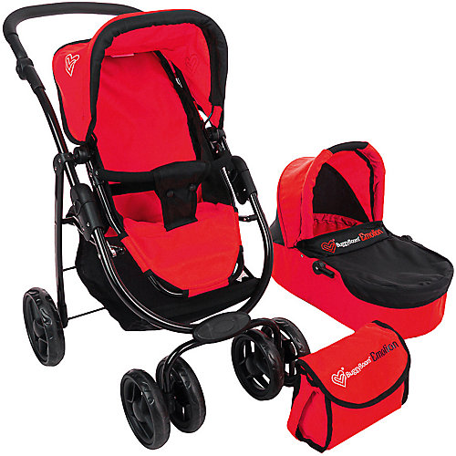 Коляска-трансформер для кукол Buggy Boom Amidea, ярко-красная от Buggy Boom