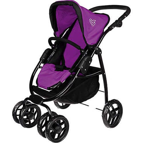 Коляска-трансформер для кукол Buggy Boom Amidea, темно-фиолетовая от Buggy Boom