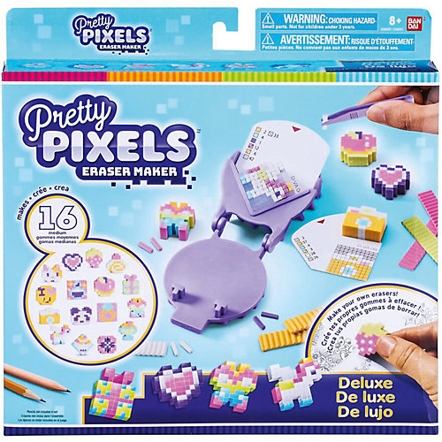 Набор для создания ластиков Pretty Pixels Eraser Maker "Много друзей не бывает!" от BANDAI