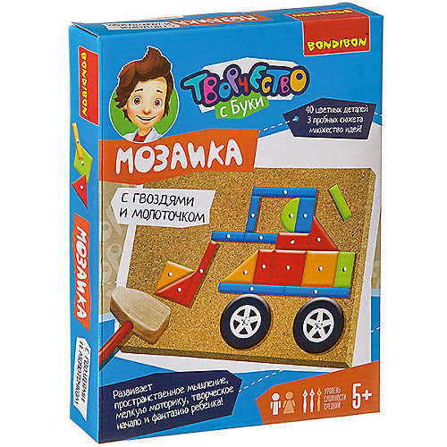 Мозаика Bondibon "Техника", 40 деталей от Bondibon