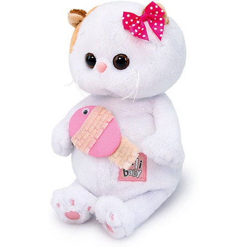 Мягкая игрушка Budi Basa Кошечка Ли-Ли BABY с рыбкой, 20 см от Budi Basa