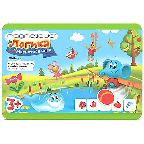 Игровой набор MAGNETICUS "Логика" (металлическая коробка) от Magneticus