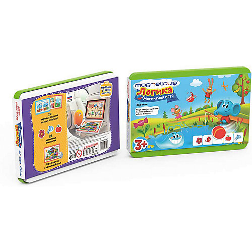 Игровой набор MAGNETICUS "Логика" (металлическая коробка) от Magneticus
