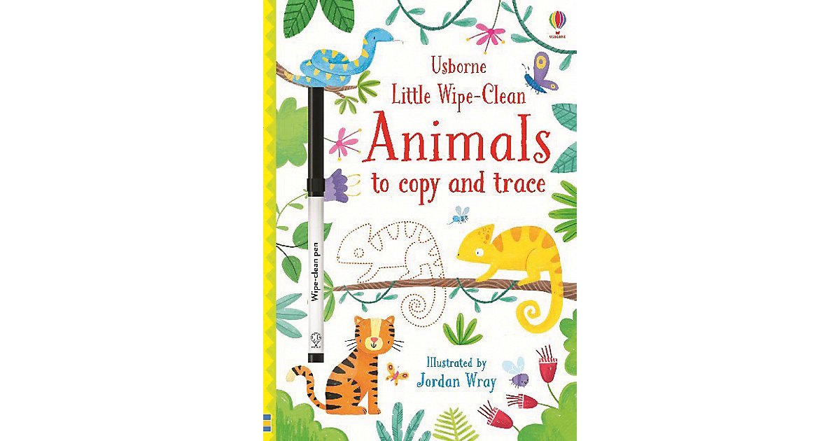 Buch - Little Wipe-Clean Animals to Copy and Trace