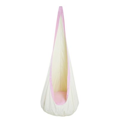 Pink Papaya H�ngeh�hle mit herausnehmbarem Sitzkissen �Doodle� wei�