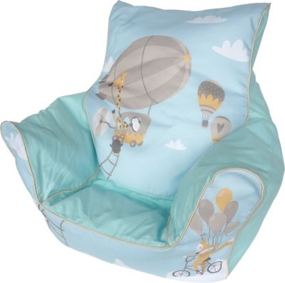 Kindersitzsack Ballon, hellblau