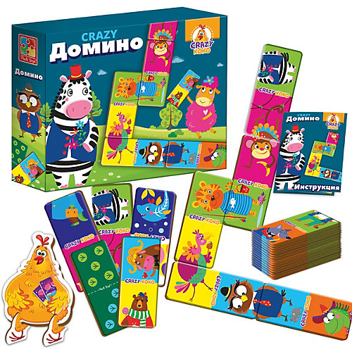 Настольная игра Vladi toys "Crazy Домино" от Vladi Toys