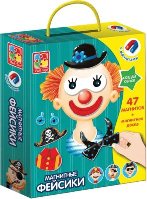Магнитная игра Vladi toys "Фэйсики"